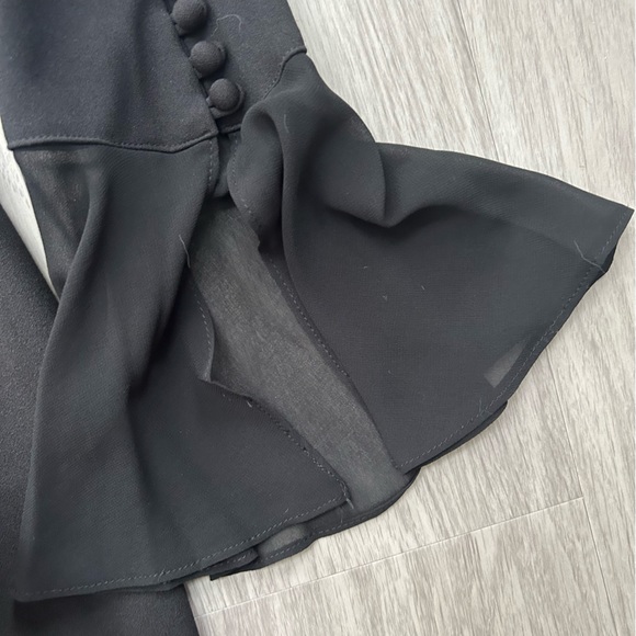 Black tight dress with button sleeves by Calvin Klein NWT - Picture 11 of 12